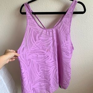 Puma lilac work out tank mesh/see through #156